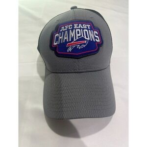 Buffalo Bills Hat Cap Mens Gray Snapback New Era 9Forty Adjustable NFL Football‎